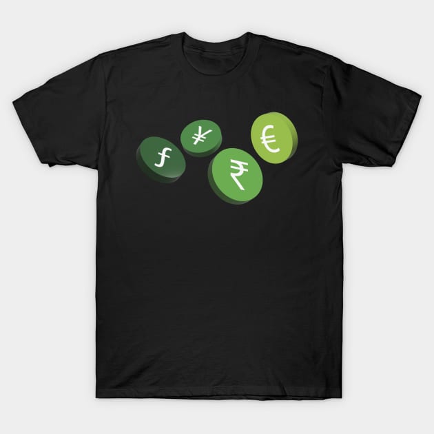 FIRE | Financial Independence, Retire Early | Tokens T-Shirt by lvrdesign